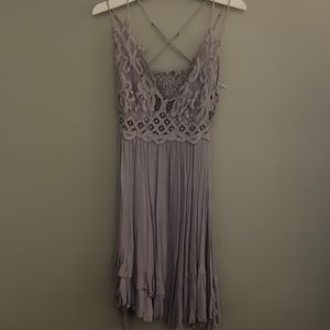 Lavender Free People Lace Sundress, Size M